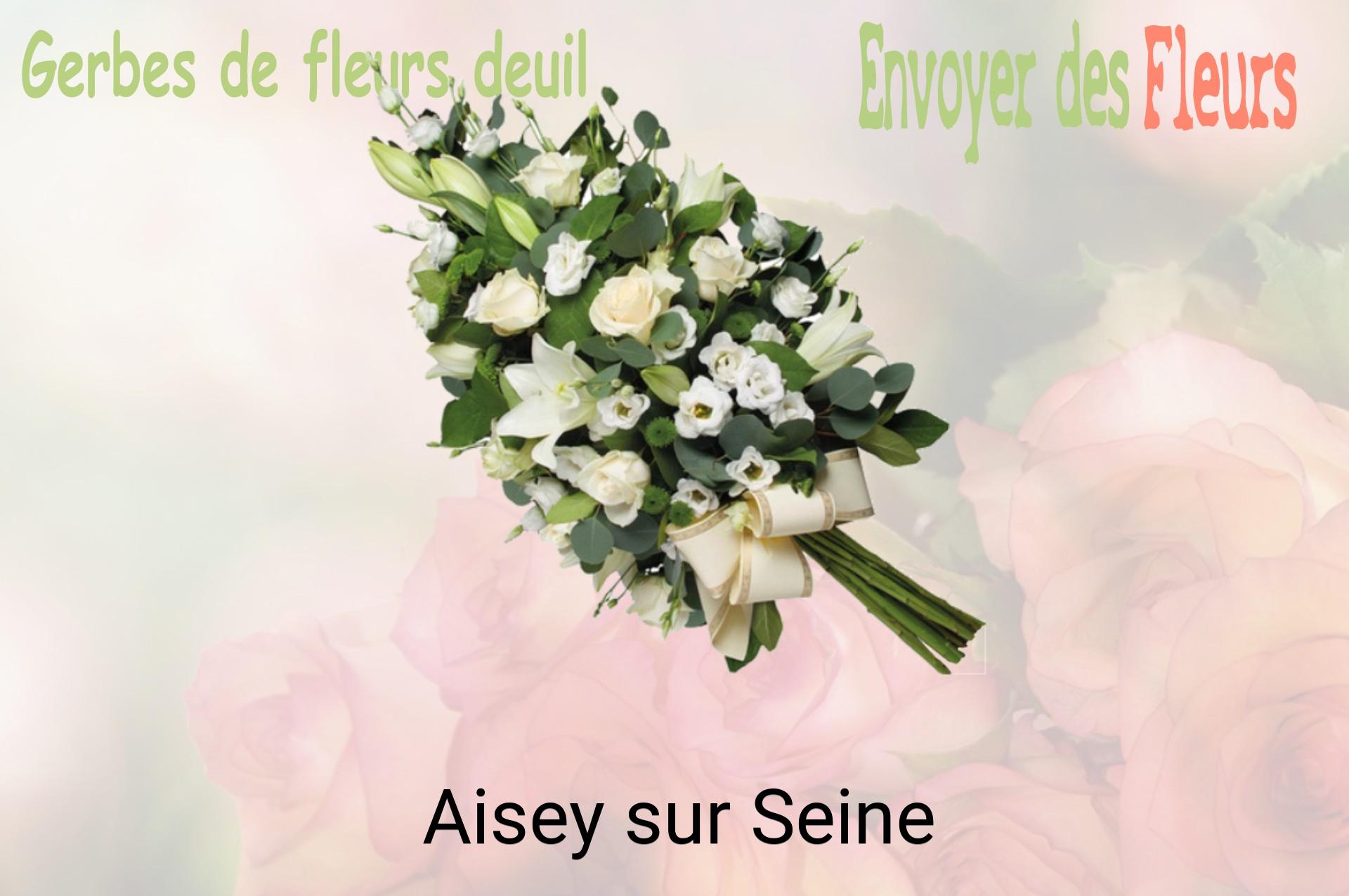 Gerbe de fleurs de deuil livrée à Aisey-sur-Seine